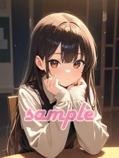 匿名配送 A4ポスター かわいい キャラクター アニメ イラスト00069