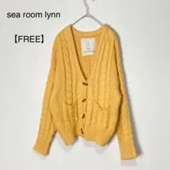 シールームリン ニットカーディガン ローゲージ ゆるダボ フリーサイズ