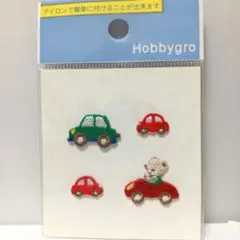 familiar アイロンワッペン 車と車に乗ったくま ファミリア 男の子