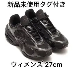 [新品未使用] ナイキ エアマックスミューズ ブラック メタリックシルバー 27