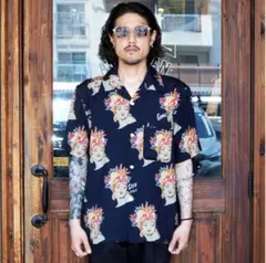gladhand◇gangsterville◇アロハシャツ◇氏L◇初期 gladhand◇gangsterville◇アロハシャツ◇氏L◇初期