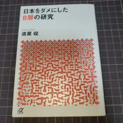 日本をダメにしたB層の研究