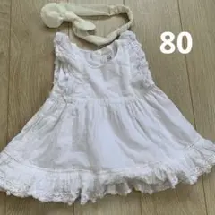 baby GAP ホワイトワンピース　80