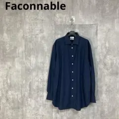 【Faconnable】　CLUB コットン長袖シャツ　カジュアルシャツ　44