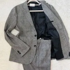極美品✨インヘリット　セットアップスーツL グレンチェック千鳥格子