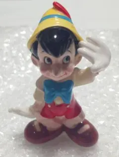 レトロ ディズニーランド 陶器 ピノキオ フィギア