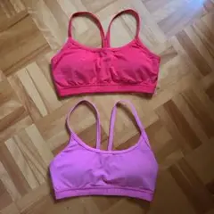 GESTS SMサイズ ヨガブラ 2枚セット ピンク系