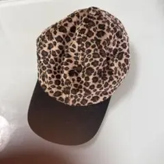 豹柄　キャップ