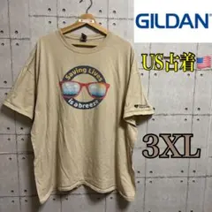 【アメリカ古着】GILDAN Saving Lives Tシャツ 3XL