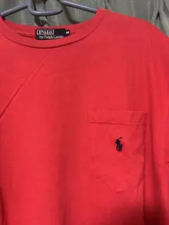 Polo by Ralph Lauren 赤色 Mサイズ Tシャツ