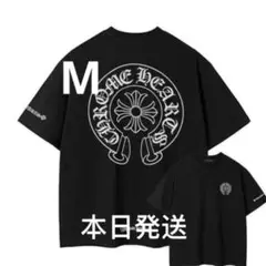 クロームハーツChrome Hearts ブラックTシャツ オーバー　Mサイズ