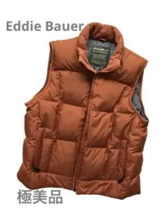 極美品Eddie Bauer ダウンベスト プレミアムグース サイズM