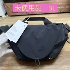 未使用品　lululemonルルレモン カーブ　クロスボディバッグ　3Lブラック