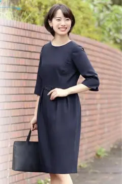 VIBLISS@&NAVY ワンピース紺13号