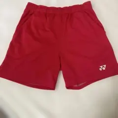 YONEX ヨネックス　ハーフパンツ　赤　Mサイズ