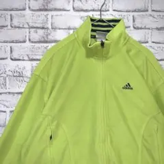 adidasアディダス 黄色緑グリーン ジャージ ナイロンジャケット S 20