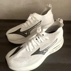 ✨MIZUNO NEO ZEN ホワイト✨ランニングシューズ 25.5cm