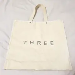 THREE スリー ノベルティ ハンドバッグ トートバッグ 美品