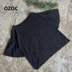 OZOC オゾック フレア袖カットソー 黒 サイズ38
