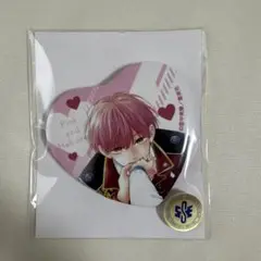 ピンクとハバネロ くじメイト D賞 缶バッジ D-2