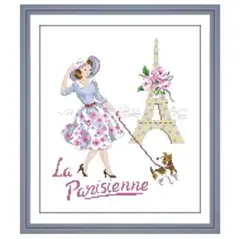 クロスステッチキット La belle parisienne 18CT