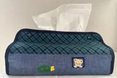 familiar ファミリア　ボックスティッシュケース　中古美品