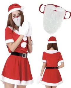 サンタ コスプレ 人気 ひげ マスク 感染対策 かわいい クリスマス