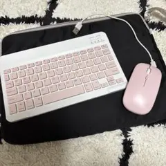 新品未使用　Bluetooth キーボード＋マウス　ピンク　ワイヤレス