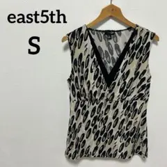 美品 east5th レオパード柄 ノースリーブ 【S】