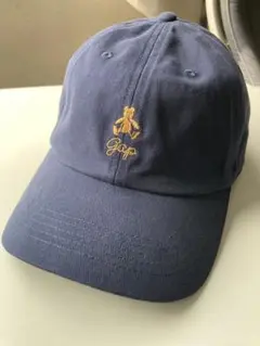 Gap ネイビー 刺繍ロゴキャップ