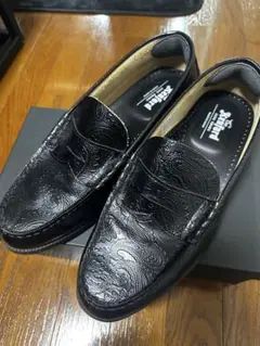 KENFORD EMBOSSED LOAFERS / BLACK PAISLEY