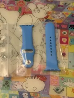 純正apple watch スポーツバンド　初代　ブルー　38 SM新品