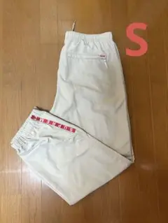 supreme ウォームアップパンツ　ベージュ　Sサイズ