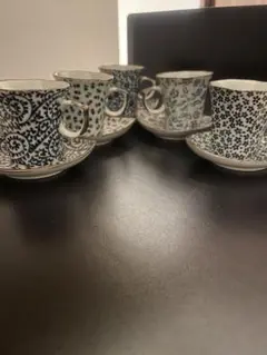 デミタスカップ　5脚セット