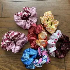 鬼滅の刃　シュシュ　髪飾り