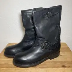 美品 ブッテロ ショートブーツ キルティング ブラック 23cm