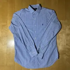 Polo Ralph Lauren 長袖シャツ チェック柄 ブルー