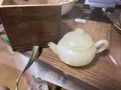 玉石急須、中国骨董、水滴、