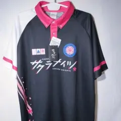 (2枚セット)サクラナイツ ポロシャツ　Mサイズ 新品 】2着セット Mリーグ KADOKAWA サクラナイツ ポロシャツ