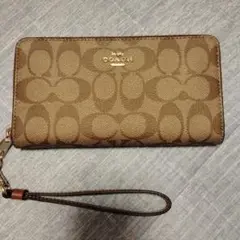 【新品・未使用】COACH ブラウン 長財布