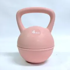ソフトケトルベルダンベル鉄アレイトレーニング筋トレダイエット4キロ桃ピンク