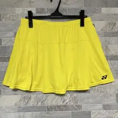 YONEX スコート スカート インナーパンツ一体型 イエロー XO