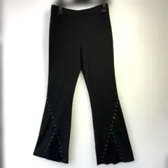 No.4535 ML 黒 ジルコン レース パンツ★社交ダンス