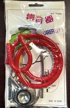 樹木の音を聞く　集音器