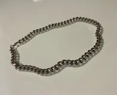 ステンレススチール シルバーチェーンネックレス 約50cm