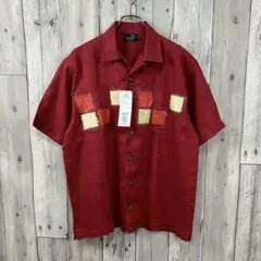 【新品】Mr.JUNKO ミスタージュンコ 半袖 オープンカラー シャツ M