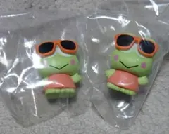 はぴだんぶい　グラサンばちばちフィギュア　けろっぴ2個