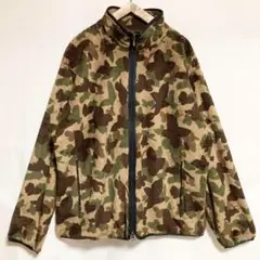 XLサイズ！Needles Sports パピヨンカモフラフリースジャケット