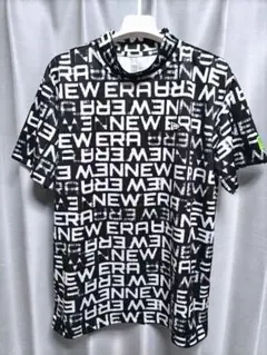美品　ニューエラ ゴルフ モックネック　総柄