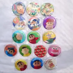 クレヨンしんちゃん　缶バッジ　16種類